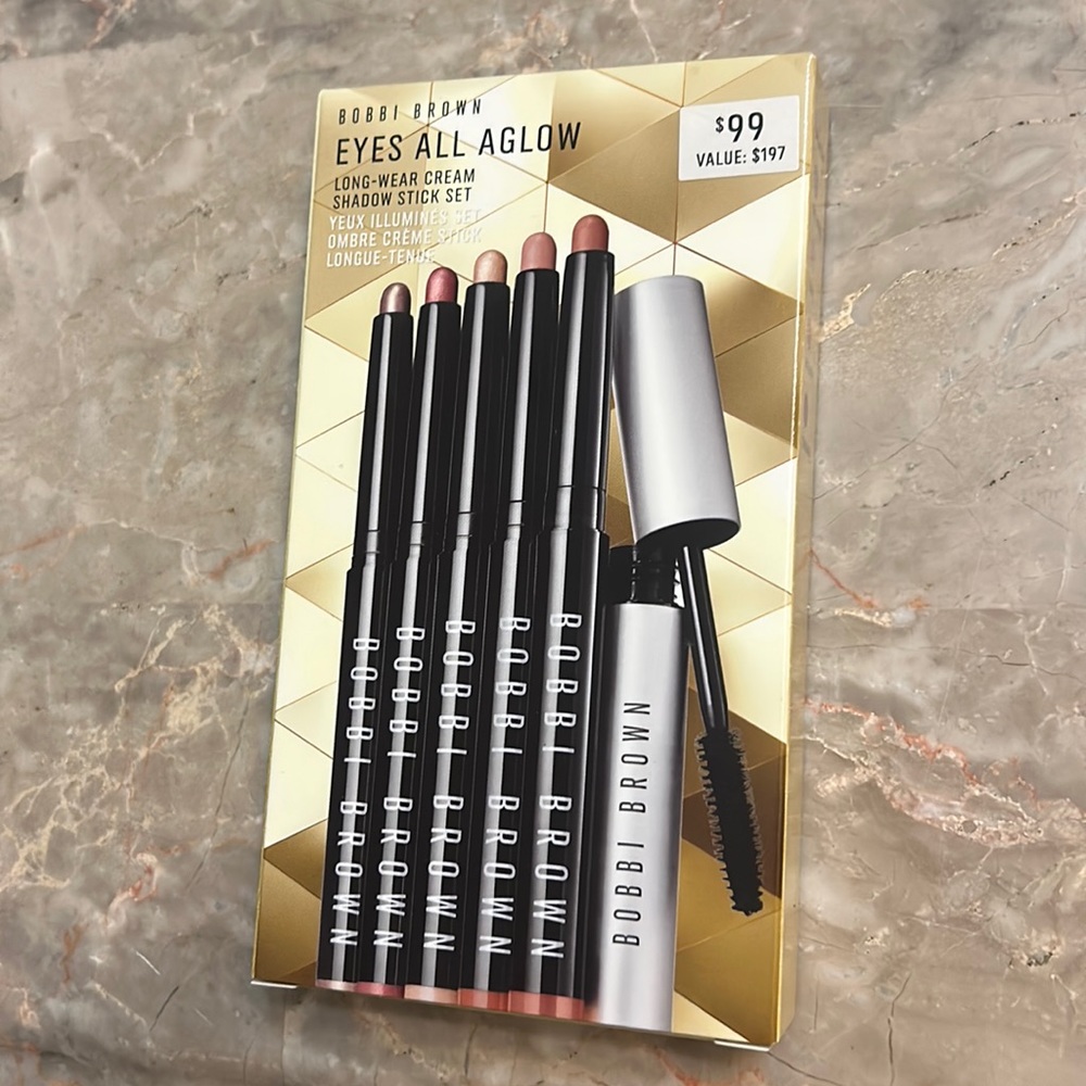 Bobbi Brown Eyes All Aglow Long-wear Cream Shadow Stick Set